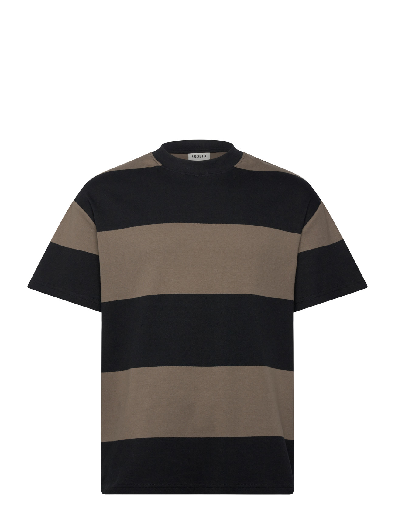 Solid Sdroy, L, Black, T-Shirts > Kortærmede, Herre