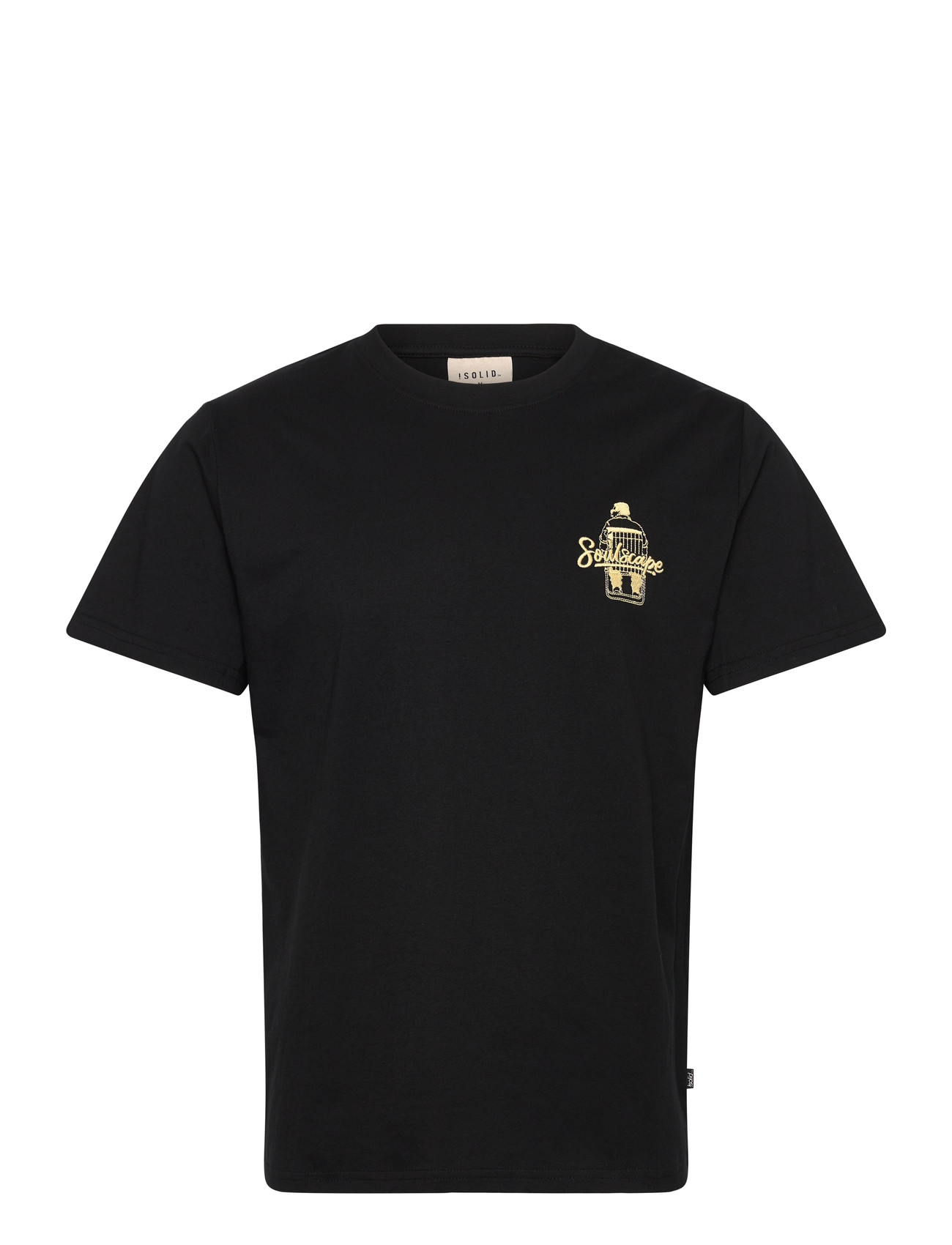 Solid Sdtrex, S, Black, T-Shirts > Kortærmede, Herre