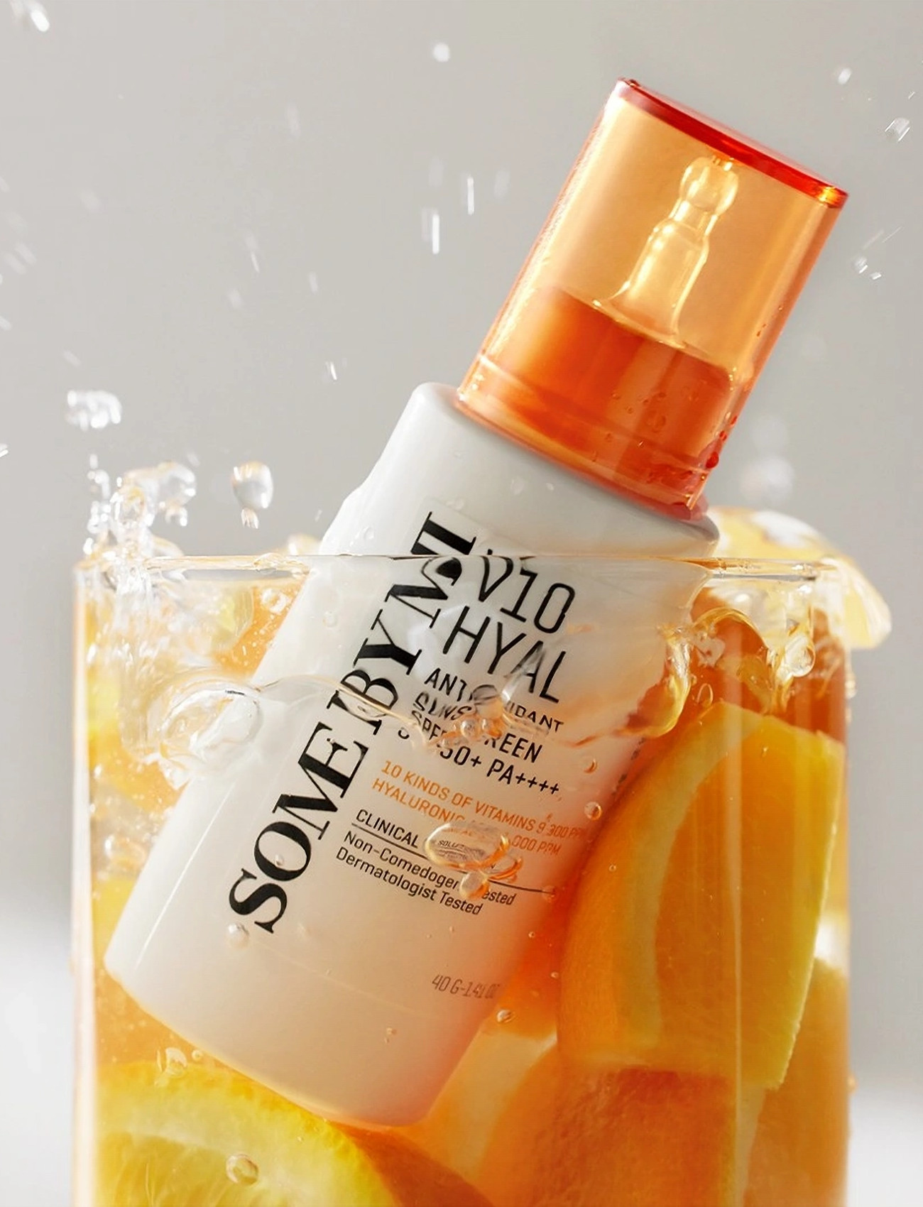 Some by Mi V10 Hyal Antioxidant Sunscreen Spf50+ Pa++++, 40 ml, Nude, Solpleje > Ansigt, Dame