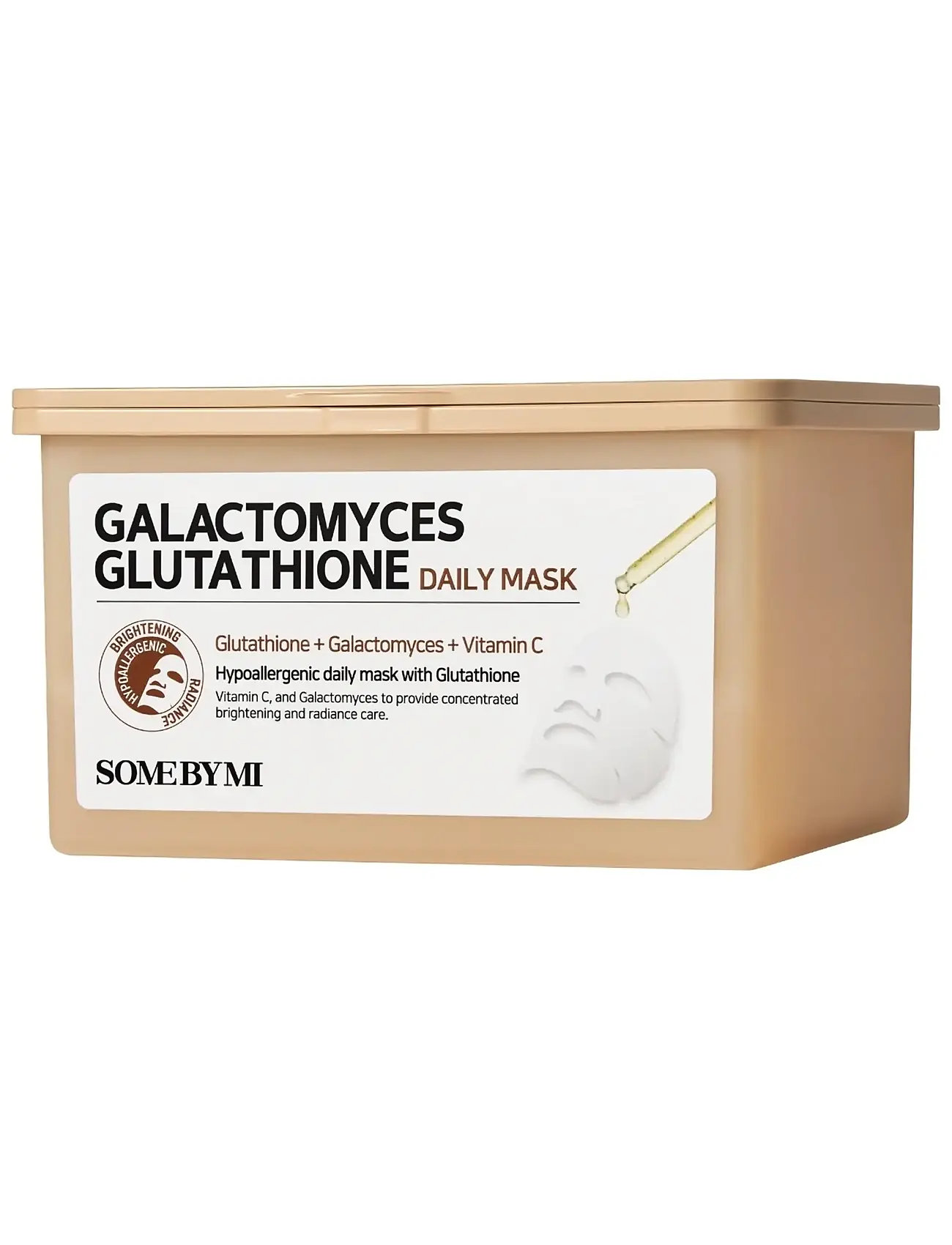 Some by Mi Galactomyces Glutahione Daily Mask (30 Pcs.), 30 EA, Nude, Masker > Sheetmask, Dame