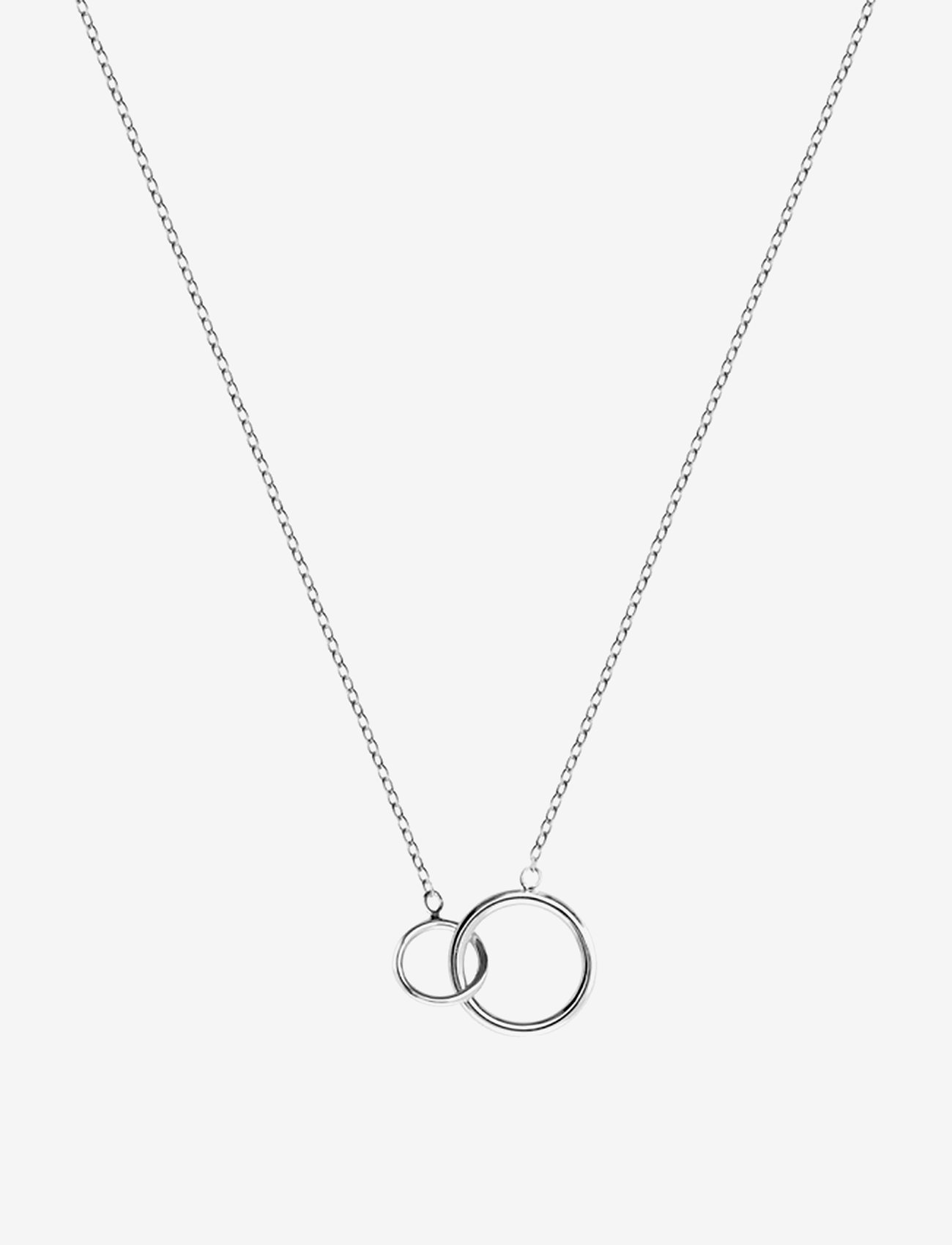 SOPHIE by SOPHIE - Mini circle necklace - halskæder med vedhæng - silver - 1