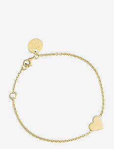 Heart bracelet - armband - gold