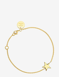 Star bracelet - chain bracelets - gold