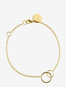 Circle bracelet - kædearmbånd - gold