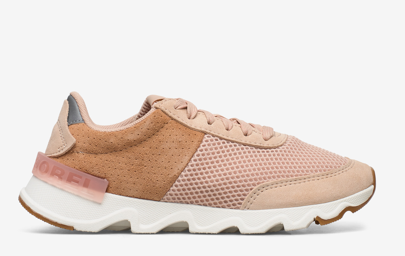 sorel kinetic lace sneaker natural tan
