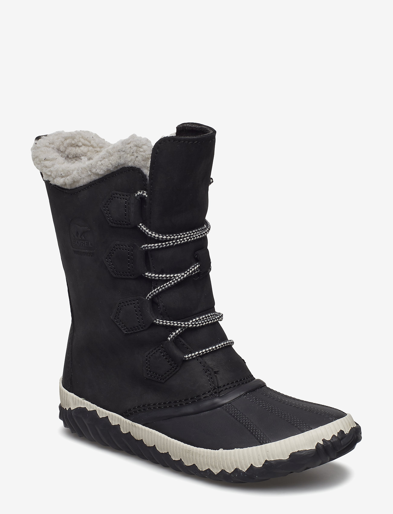 sorel out n about waterproof tall boots in black
