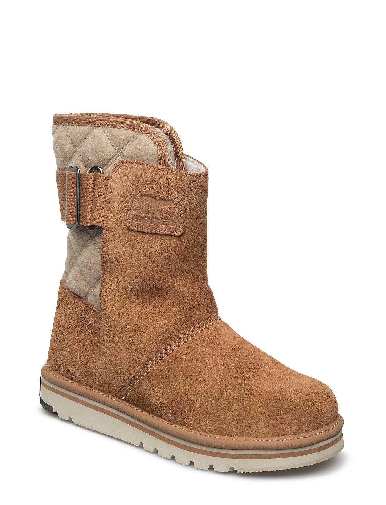 Newbie Enkellaars Zonder Hak Bruin Sorel sorel kopen in de aanbieding