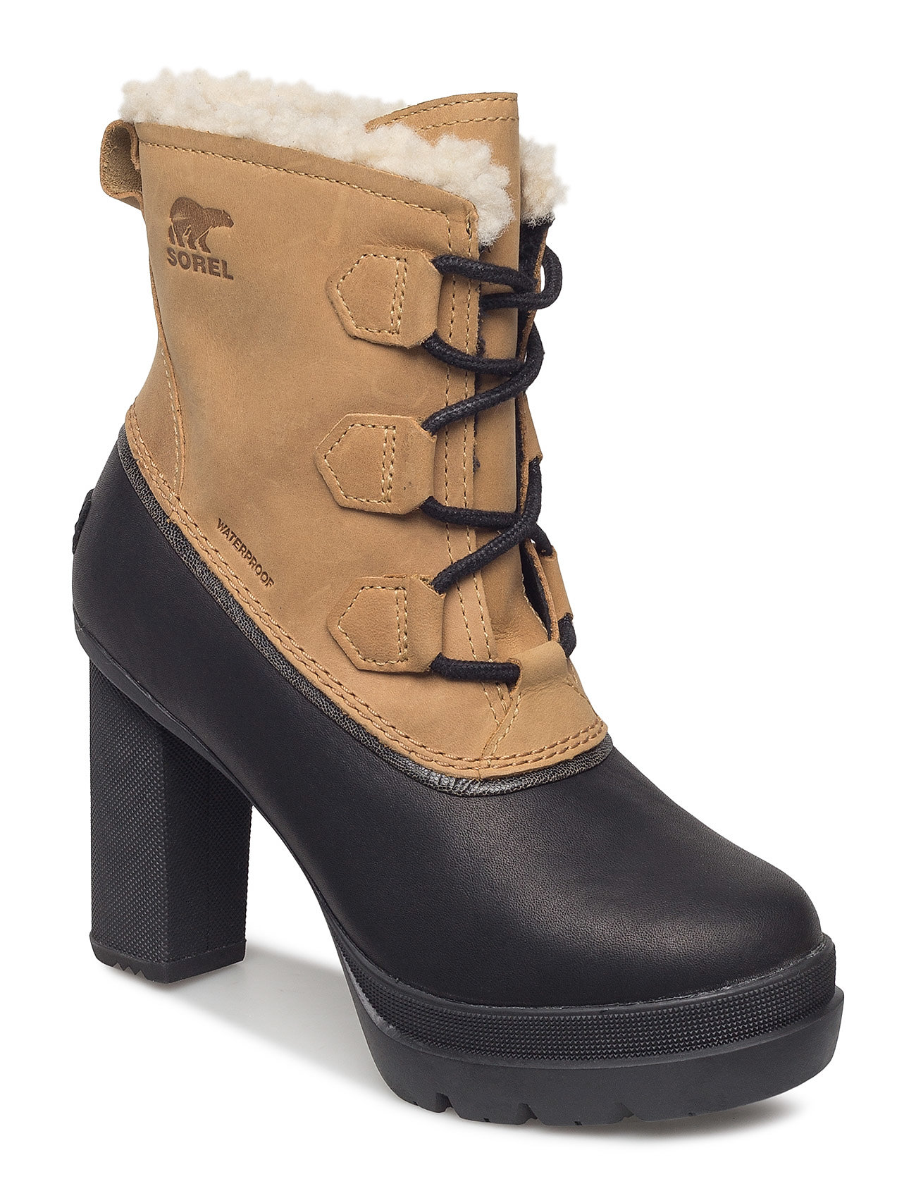 Dacie Lace Gevoerde Winterlaarzen Bruin Sorel sorel kopen in de aanbieding
