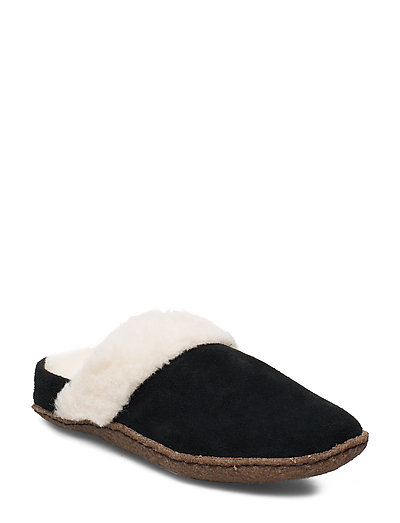 sorel slippers black