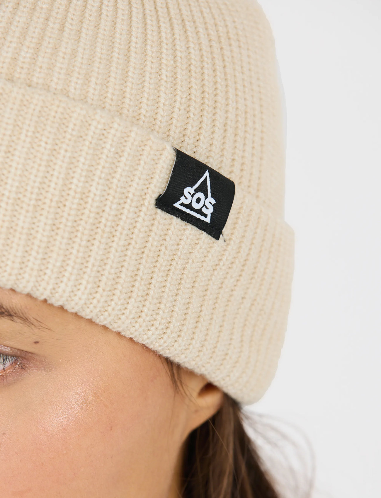 SOS Rogla Beanie, One Size, Cream, Sport Accessories > Sport Beanies, Dame
