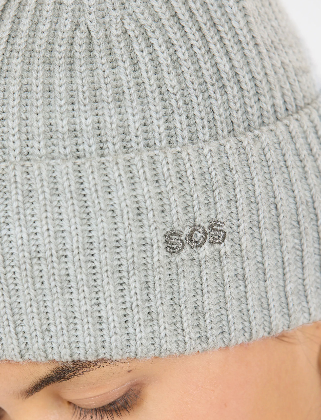 SOS Girdwood Wool Beanie, One Size, Grey, Sport Accessories > Sport Beanies, Dame