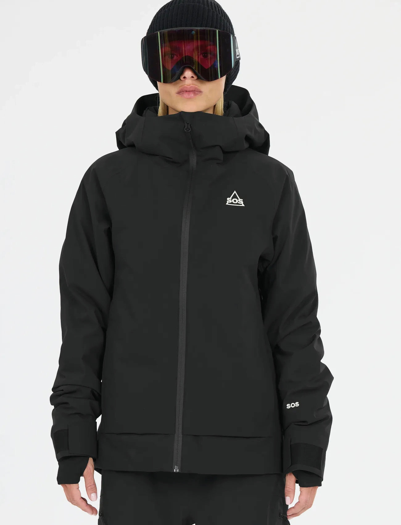 SOS Samkos W 2L Insulated Jacket, M, Black, Sport Jackets > Sport Ski Jackets, Dame
