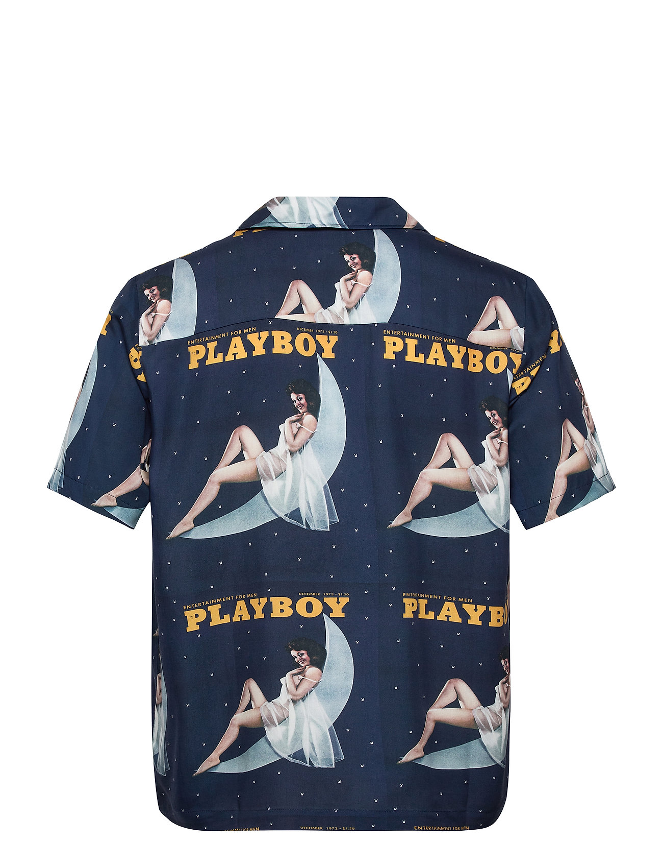 Orson Playboy Shirt Kortærmet Skjorte Blå Soulland