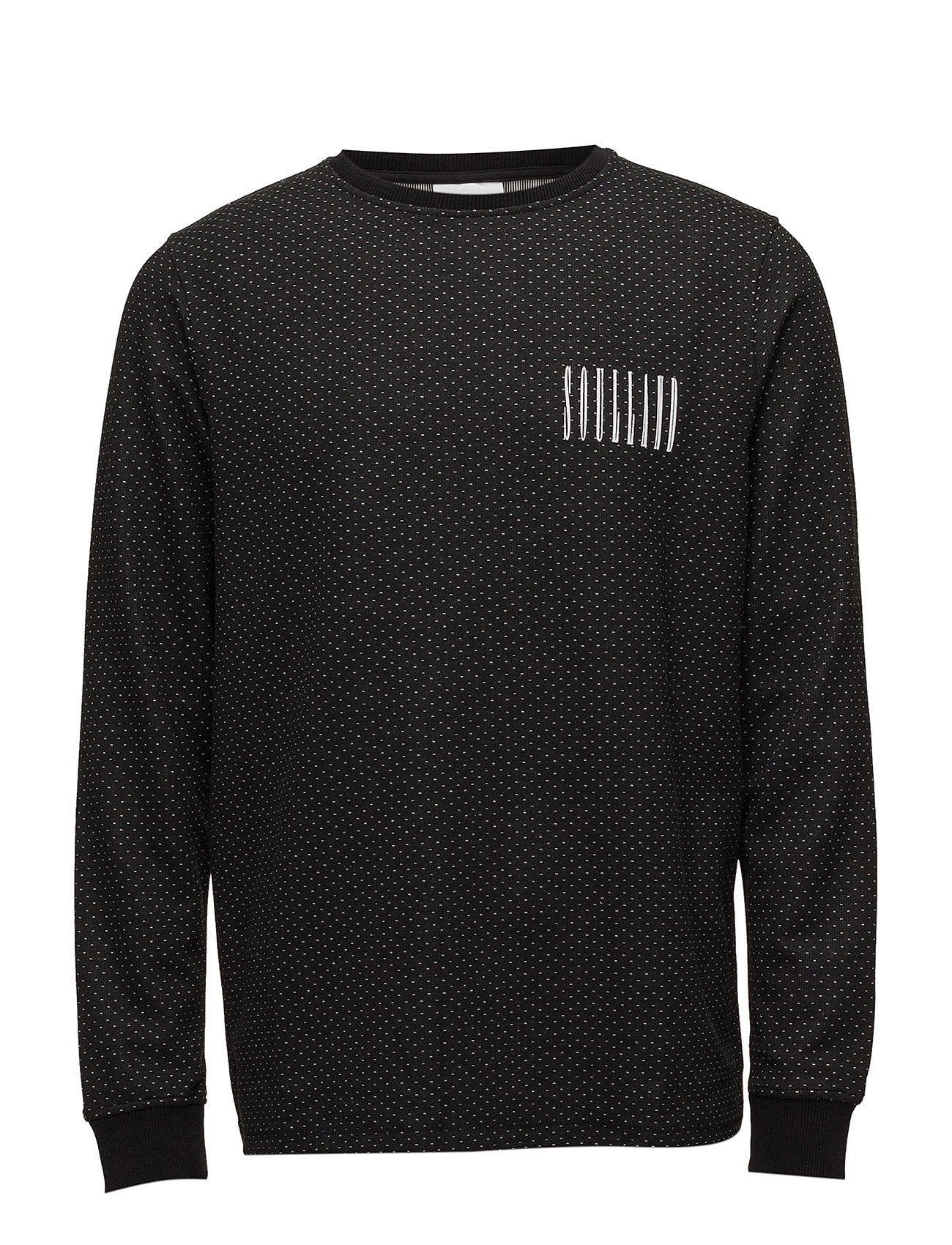 Aw18 Rocket Dotted Long Sleeve T Shirt W Embroidery And Pri Trui Met Lange Mouwen Zwart Soulland soulland kopen in de aanbieding Aw18 Rocket Dotted Long Sleeve T Shirt W Embroidery And Pri Trui Met Lange Mouwen Zwart Soulland soulland kopen in de aanbieding