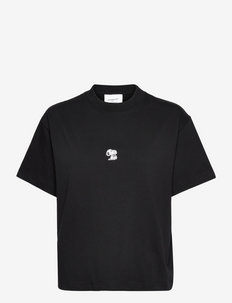 Anya Snoopy sitting T-shirt - t-shirts - black