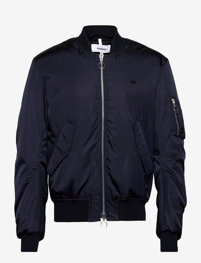 bomber navy jacket