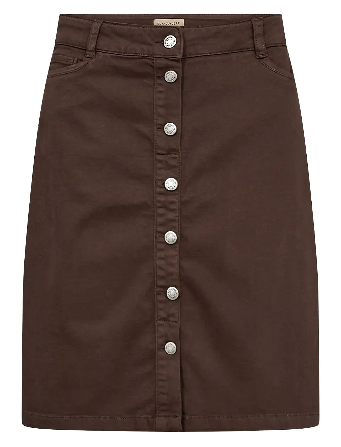 Sc-Erna Kort Skjørt Brown Soyaconcept