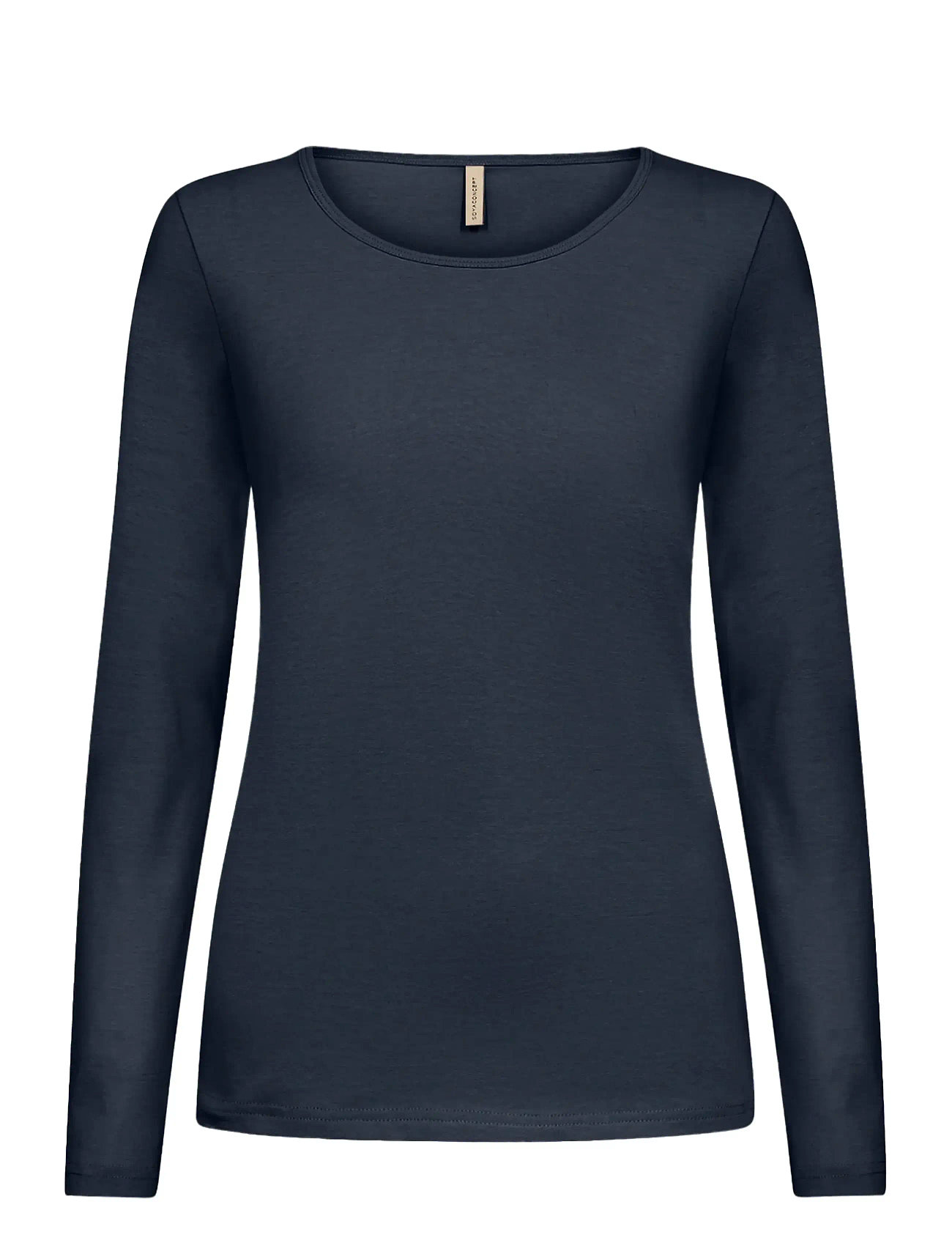 Soyaconcept Sc-Pylle, XS, Navy, T-Shirts & Toppe > Langærmede, Dame
