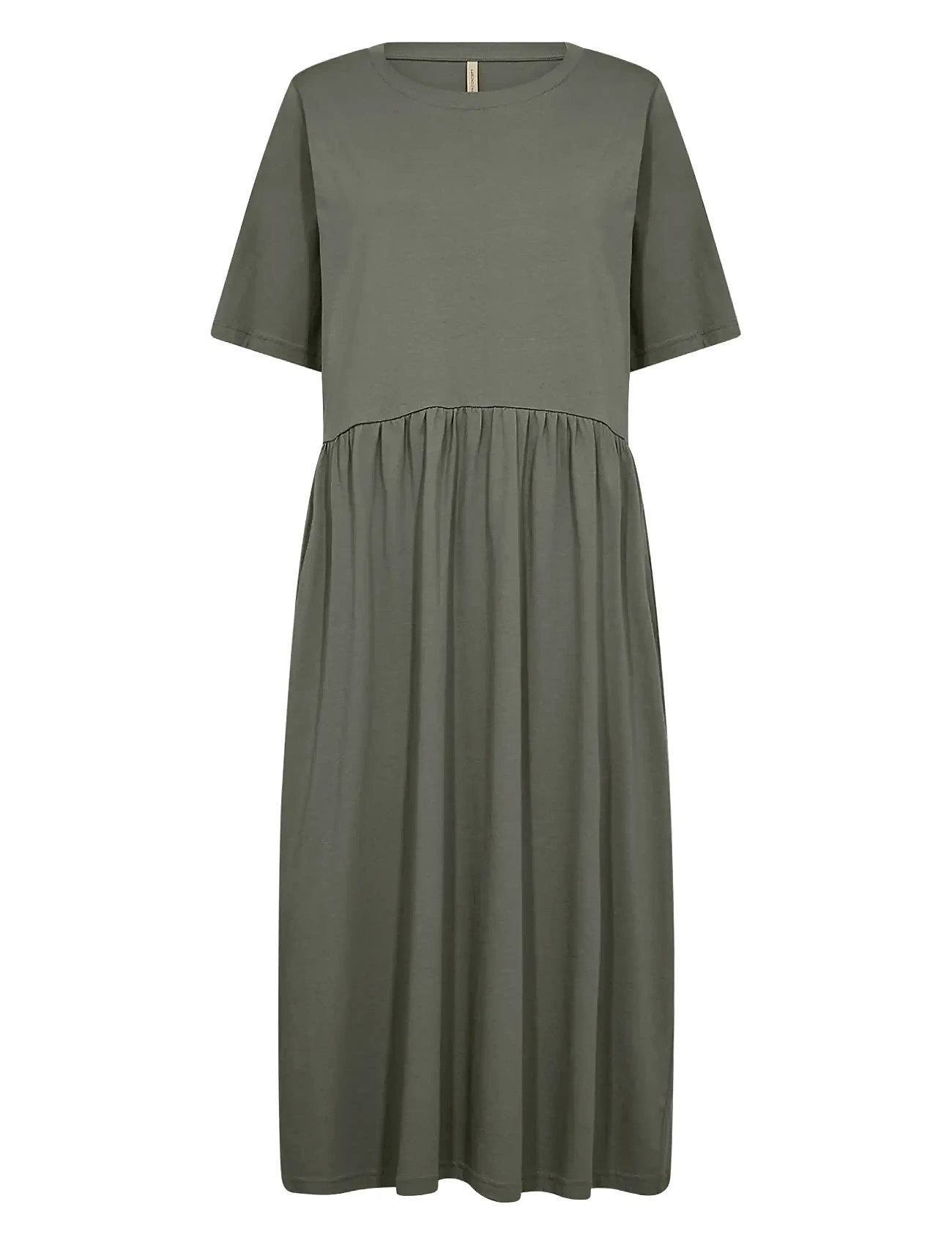 Sc-Derby Dresses T-shirt Dresses Khaki Green Soyaconcept