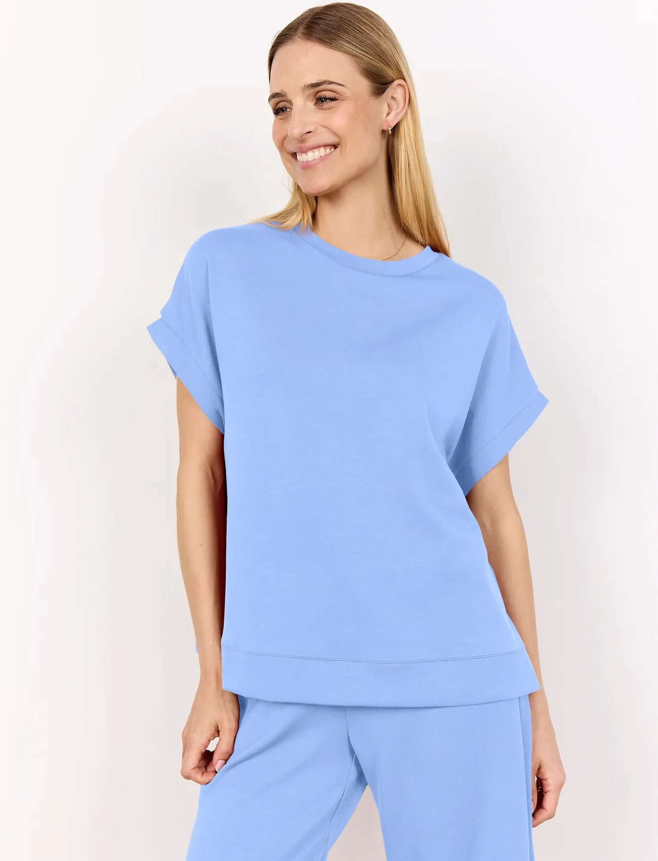 Soyaconcept Sc-Banu, XL, T-shirts & Oberteile, Blau - Short-sleeved, Frauen