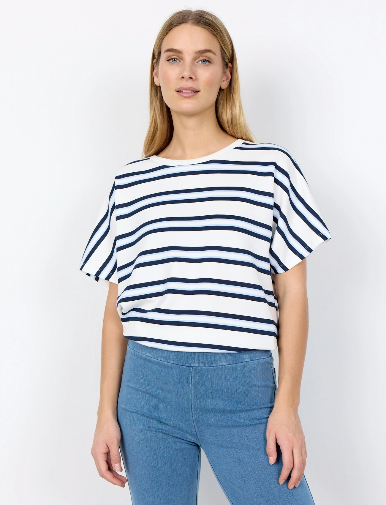 Soyaconcept Sc-Barni, S, White, T-Shirts & Toppe > Kortærmede, Dame