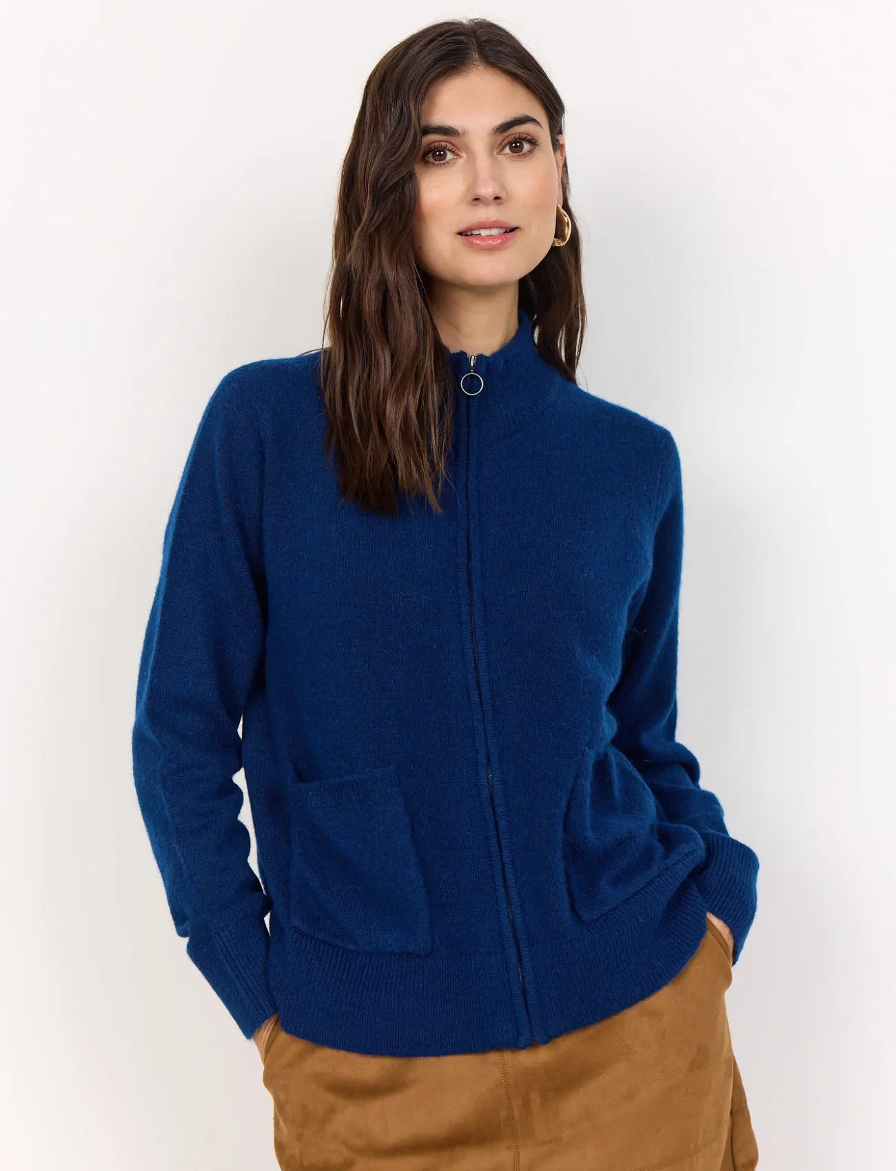 Soyaconcept Sc-Nessie, M, Blue, Strik > Cardigans, Dame