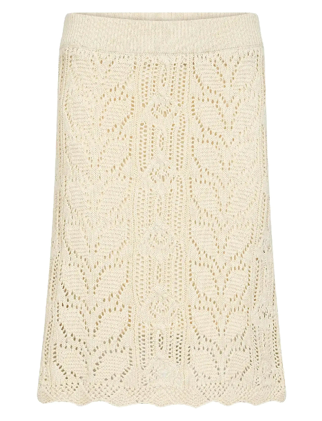 Sc-Perry Skirts Knee-length & Midi Skirts Cream Soyaconcept