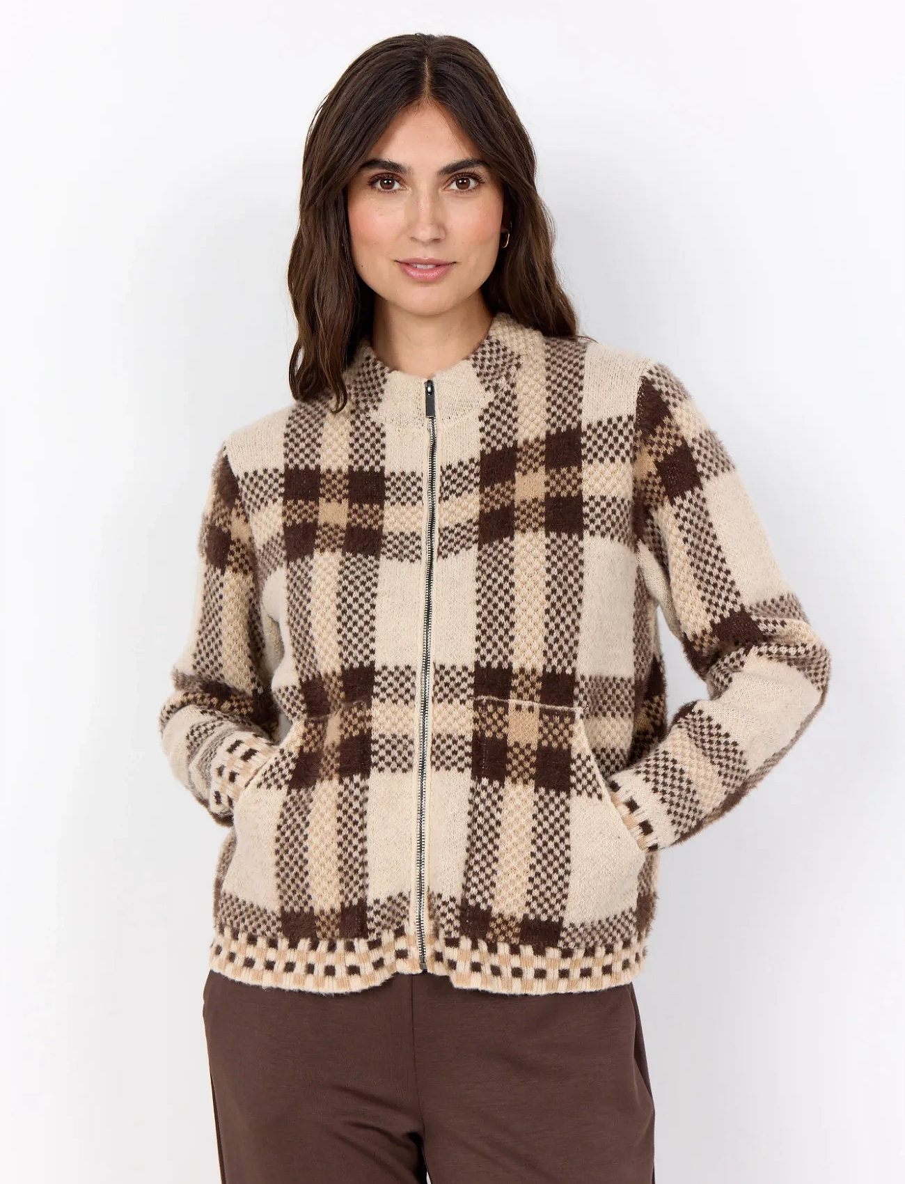 Soyaconcept Sc-Vibsa, S, Beige, Strik > Cardigans, Dame
