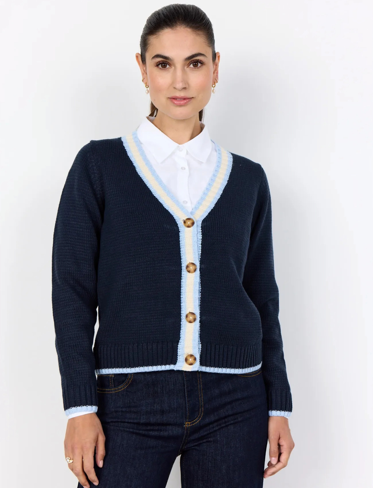 Soyaconcept Sc-Remone, XXL, Navy, Strik > Cardigans, Dame