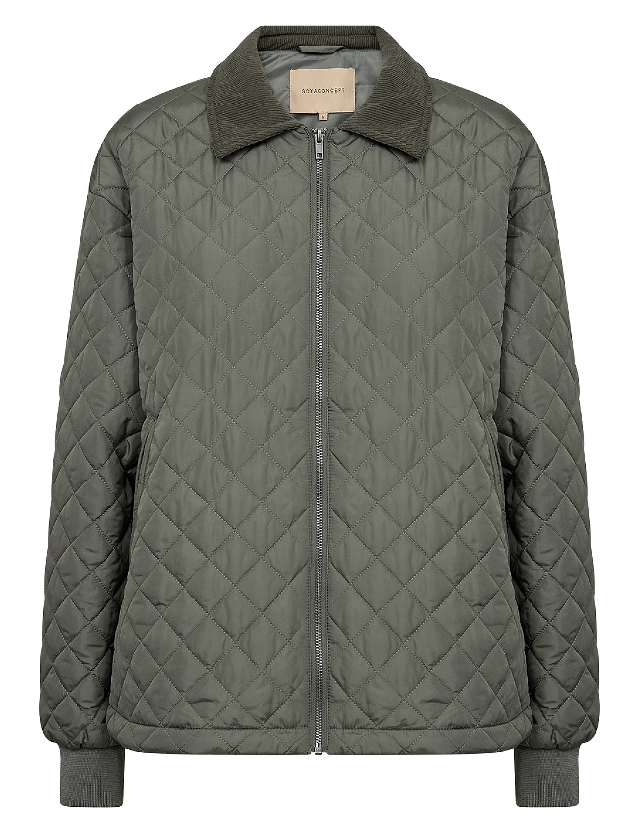 Sc-Fenya Vattert Jakke Khaki Green Soyaconcept