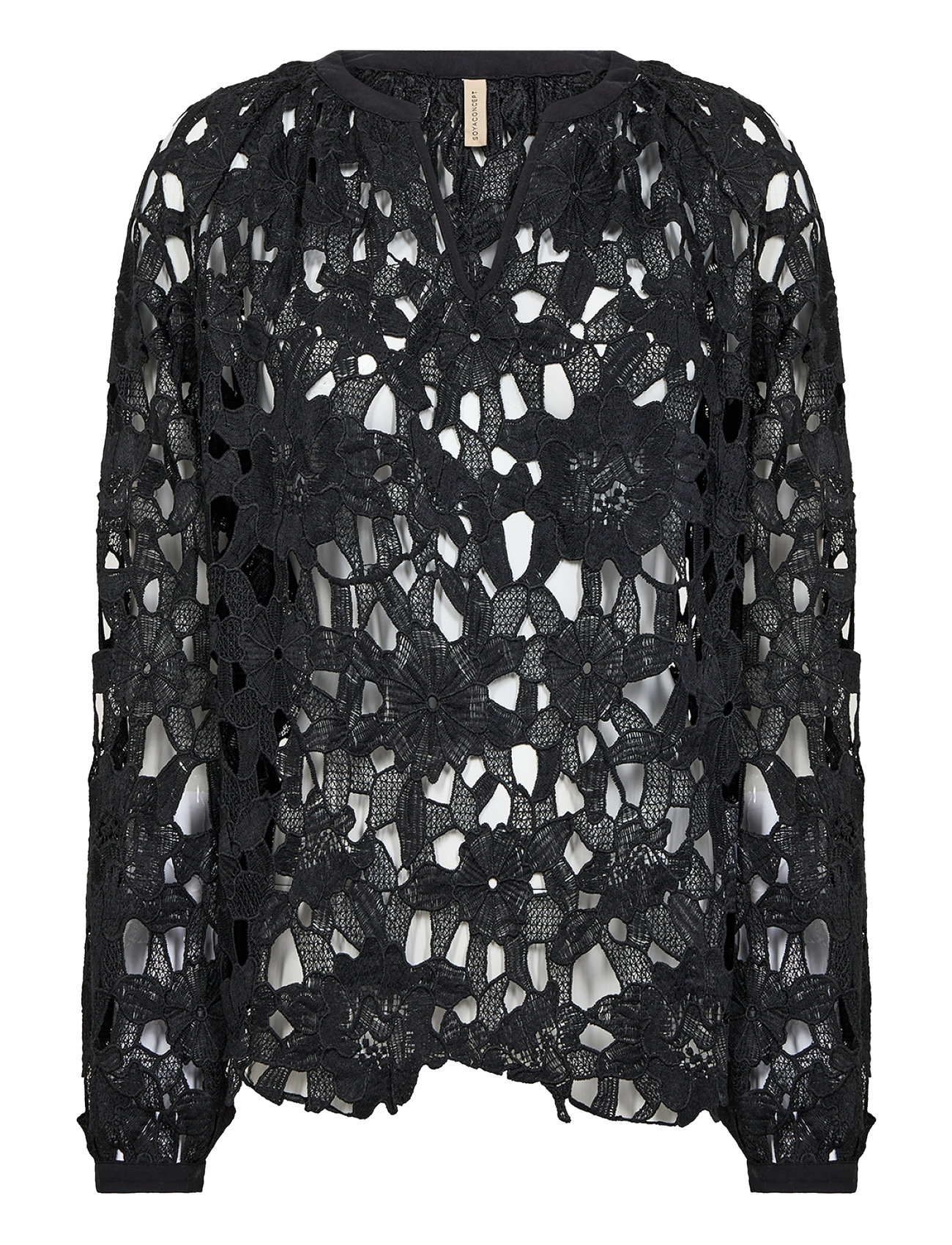 Soyaconcept Sc-Paja, L, Black, Bluser > Langærmede, Dame