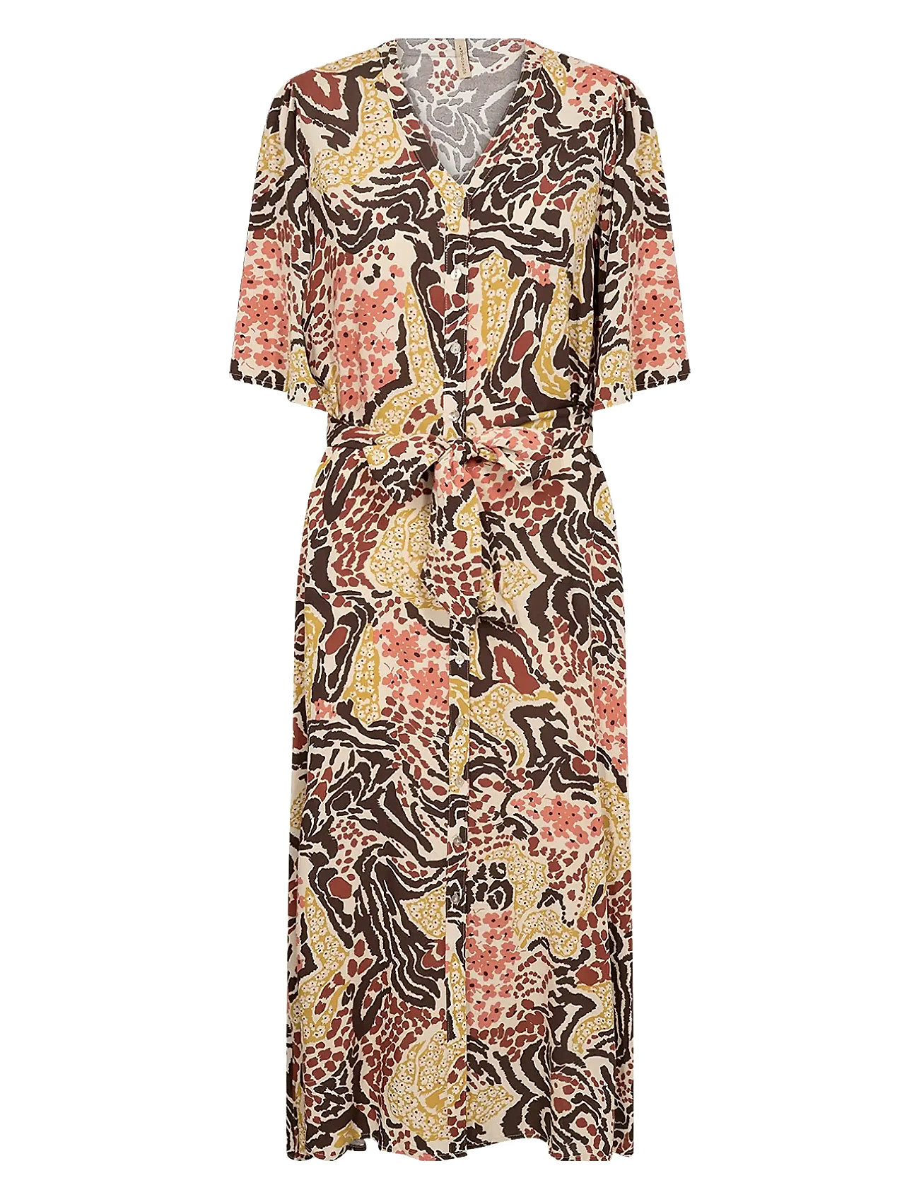 Sc-Rosaela Maxikjole Festkjole Multi/patterned Soyaconcept