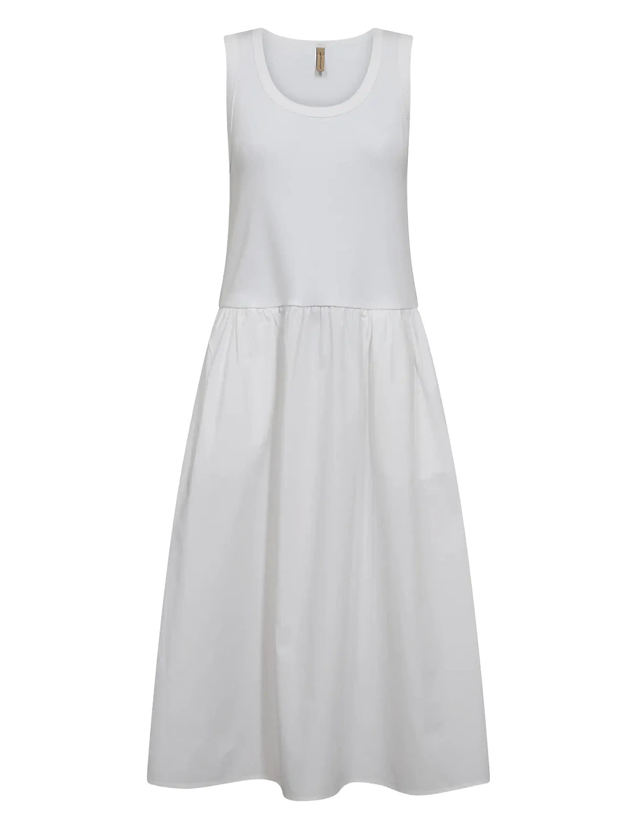 Sc-Rachelle Maxikjole Festkjole White Soyaconcept