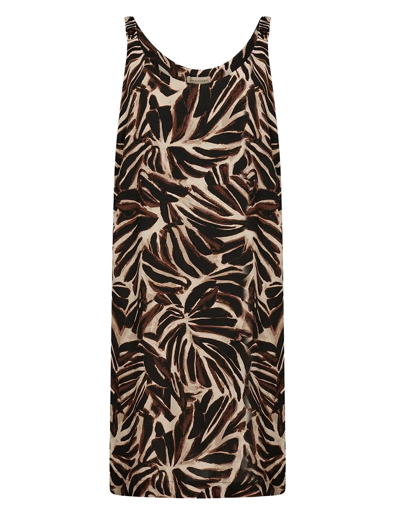 Sc-Roksana Knelang Kjole Multi/patterned Soyaconcept