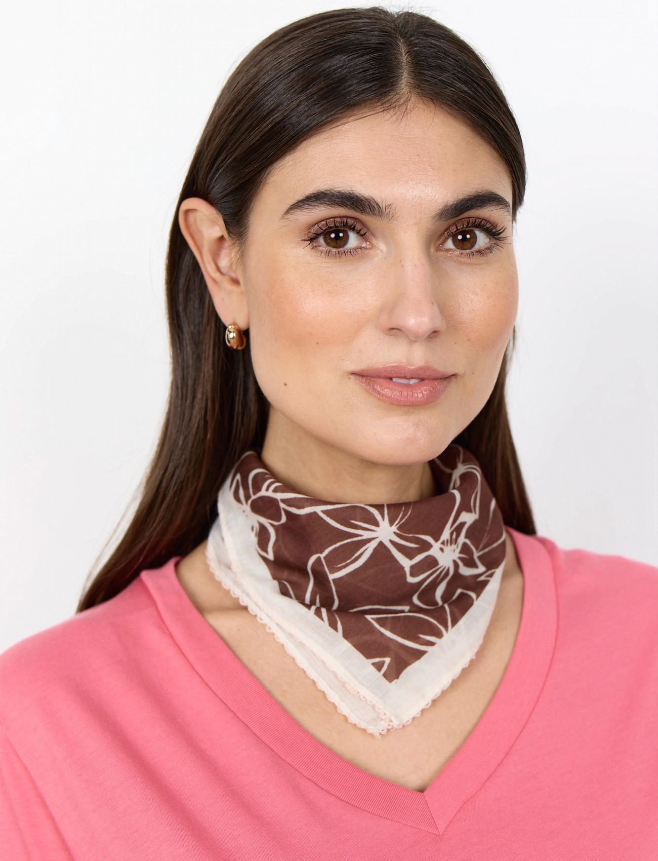 Soyaconcept Sc-Channa, One Size, Brown, Accessories > Scarves, Dame
