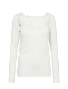 White Long-sleeved tops – special offers for Women at  - Page 2