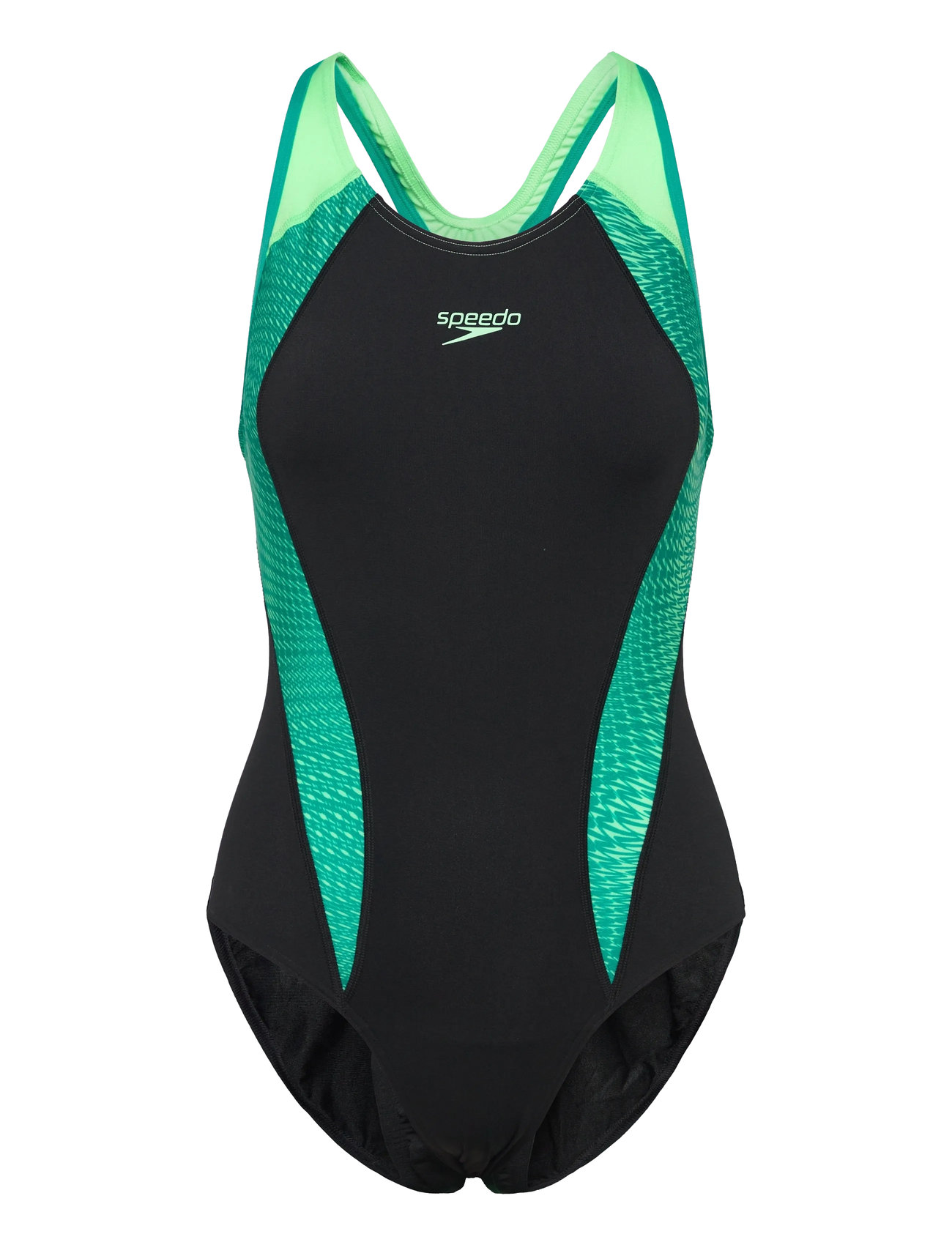 Speedo Womens Placement Laneback, 48, Navy, Sport > Badedragter, Dame