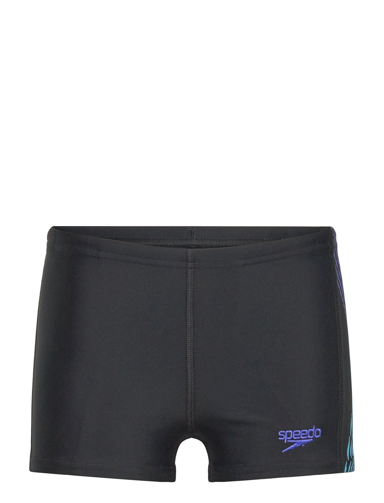Speedo Boys Plastisol Placement Aquashort, 176, Black, Sport > Badeshorts, Børn