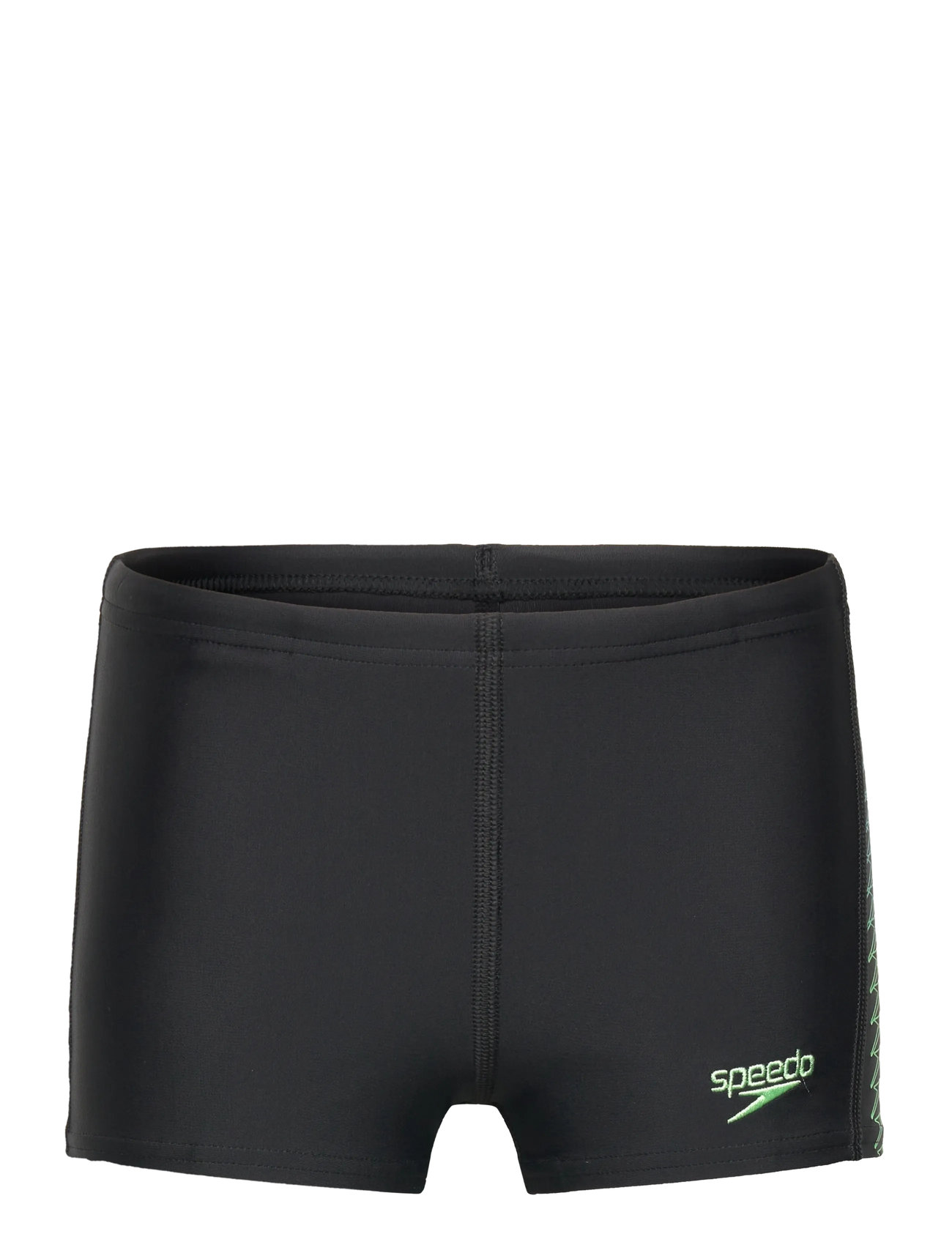 Speedo Boys Plastisol Placement Aquashort, 176, Black, Sport > Badeshorts, Børn