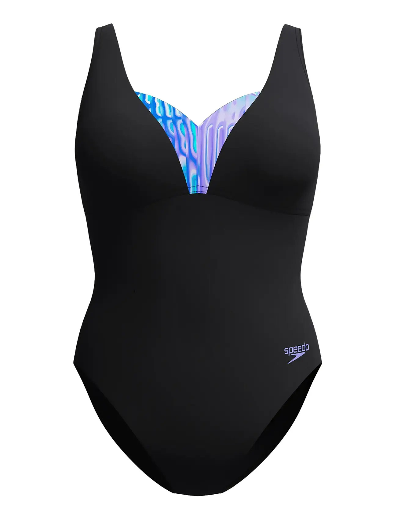 SPEEDO Womens Shaping Printed Opusgem Dd+ 1 Piece Schwarz - 38 - Damen