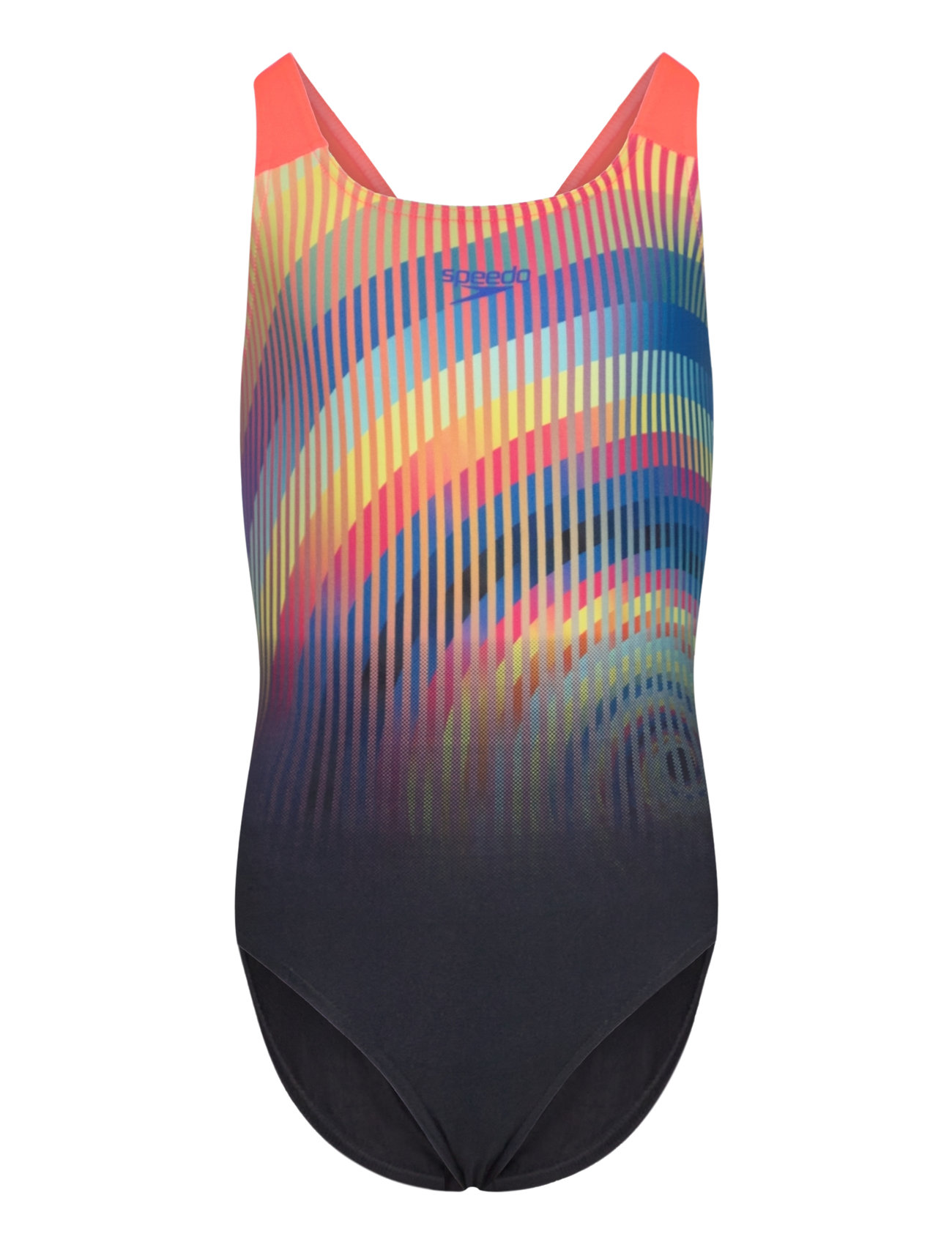 Girls Digital Placement Powerback Patterned Speedo