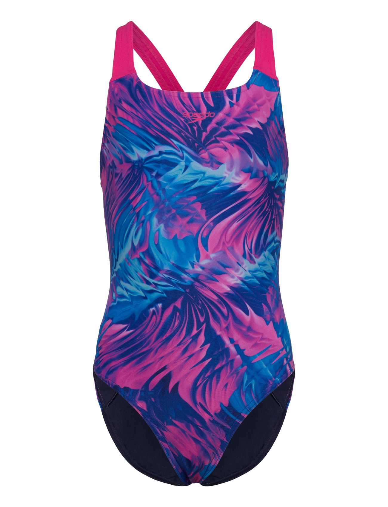 Speedo Print Powerback One Piece, 116, Multi/patterned, Sport > Badedragter, Børn