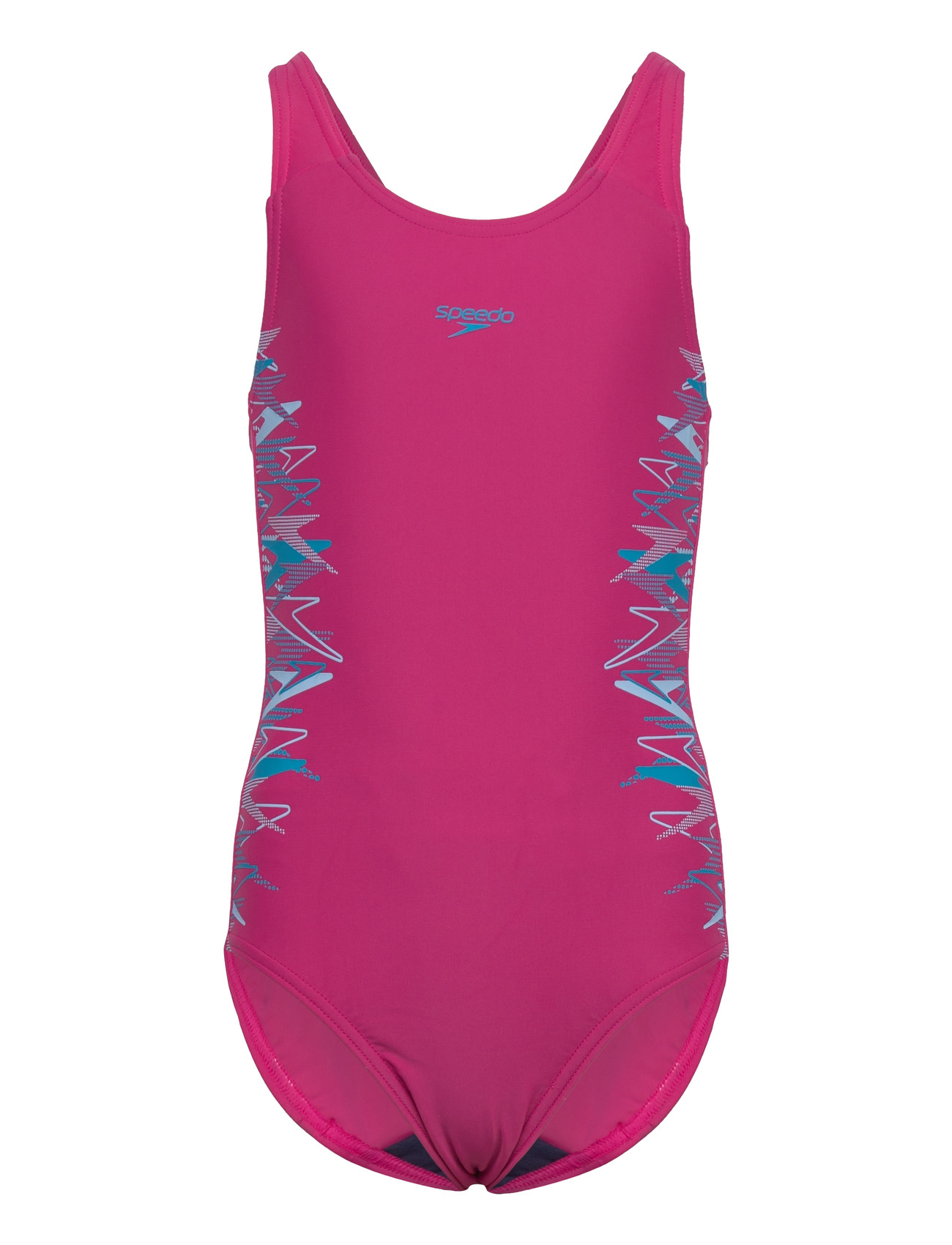 Speedo Placement Muscleback One Piece, 116, Pink, Sport > Badedragter, Børn
