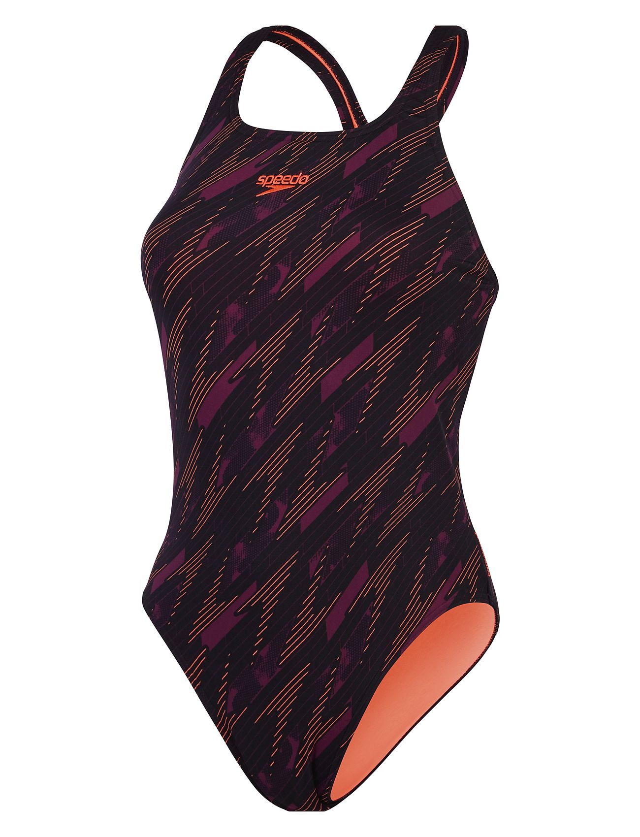 SPEEDO Womens Hyperboom Allover Medalist Schwarz - 36 - Damen