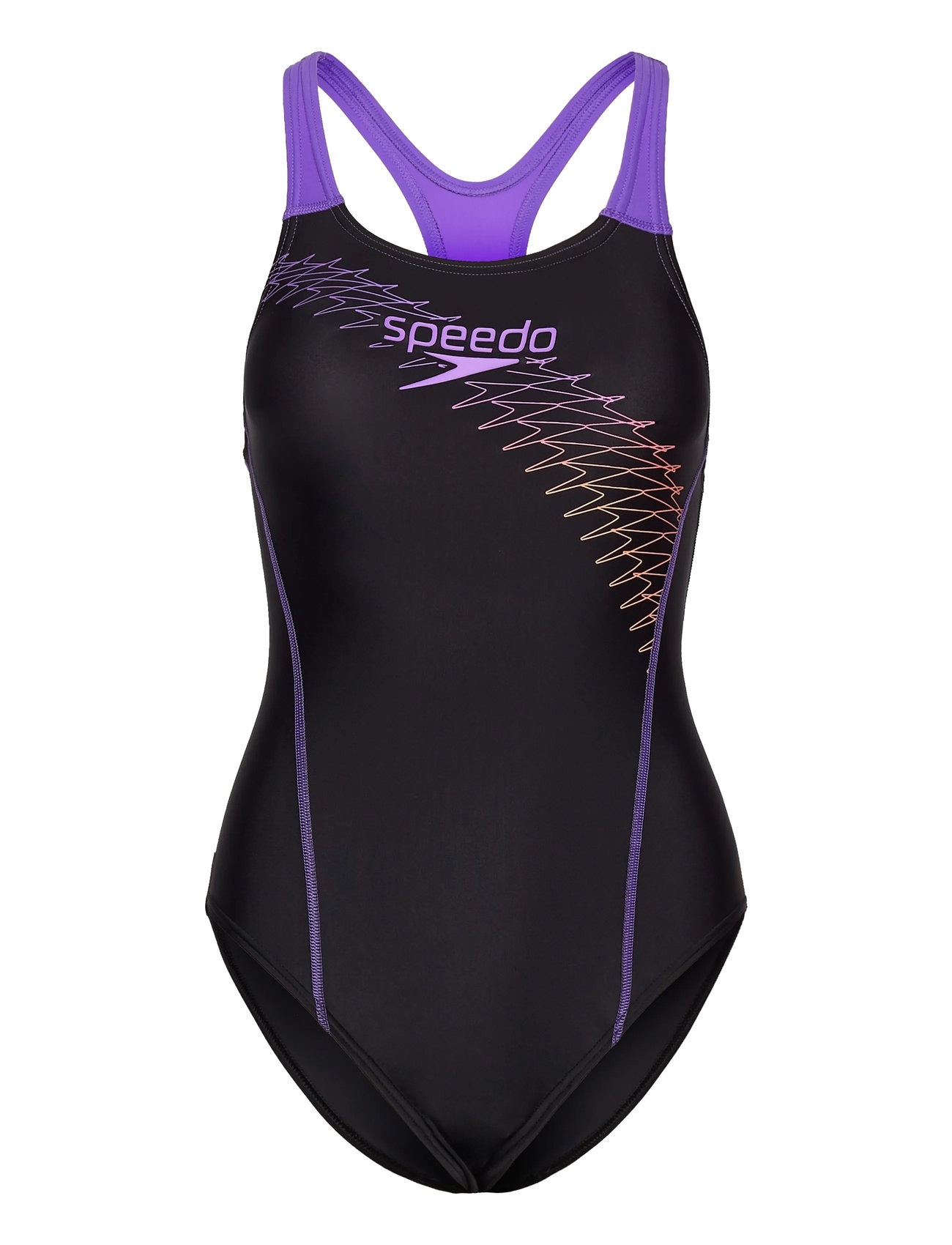 SPEEDO Womens Medley Logo 1 Piece Schwarz - 40 - Damen