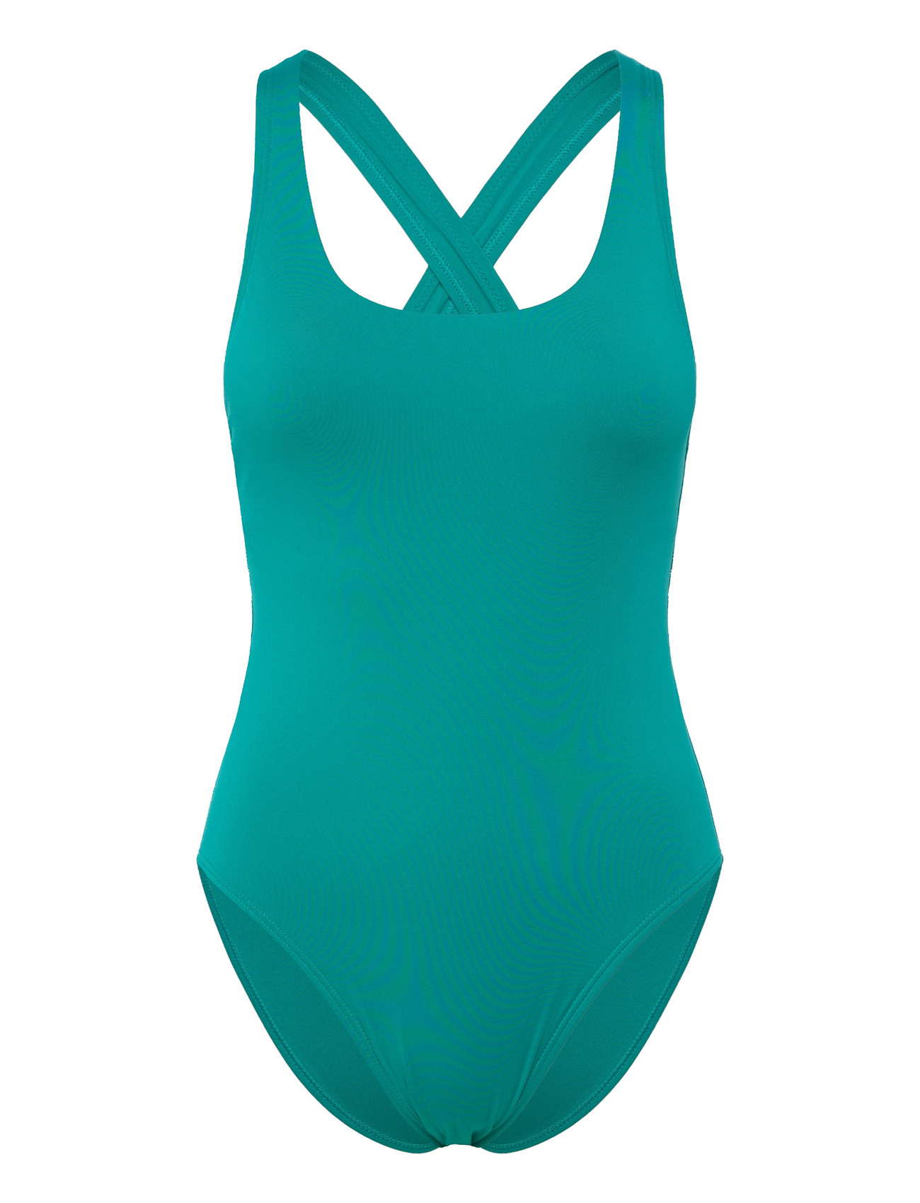 Speedo Solid Scoop Neck Swimsuit, M, Green, Sport Badetøj > Sport Swimsuits, Dame