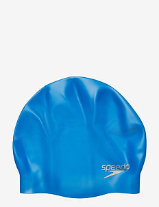 Plain Moulded Silicone Cap - schwimmzubehör - neon blue
