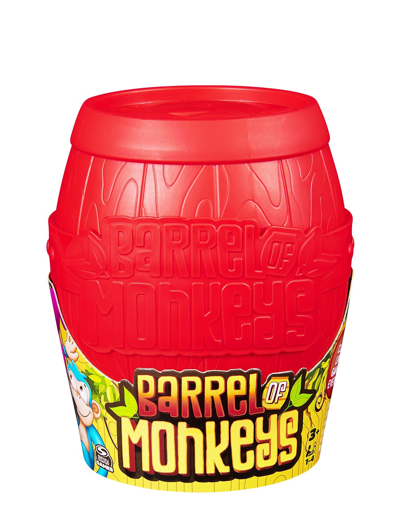 Spinmaster Games Barrel Of Monkeys, One Size, Red, Puslespil Og Spil > Spil, Unisex