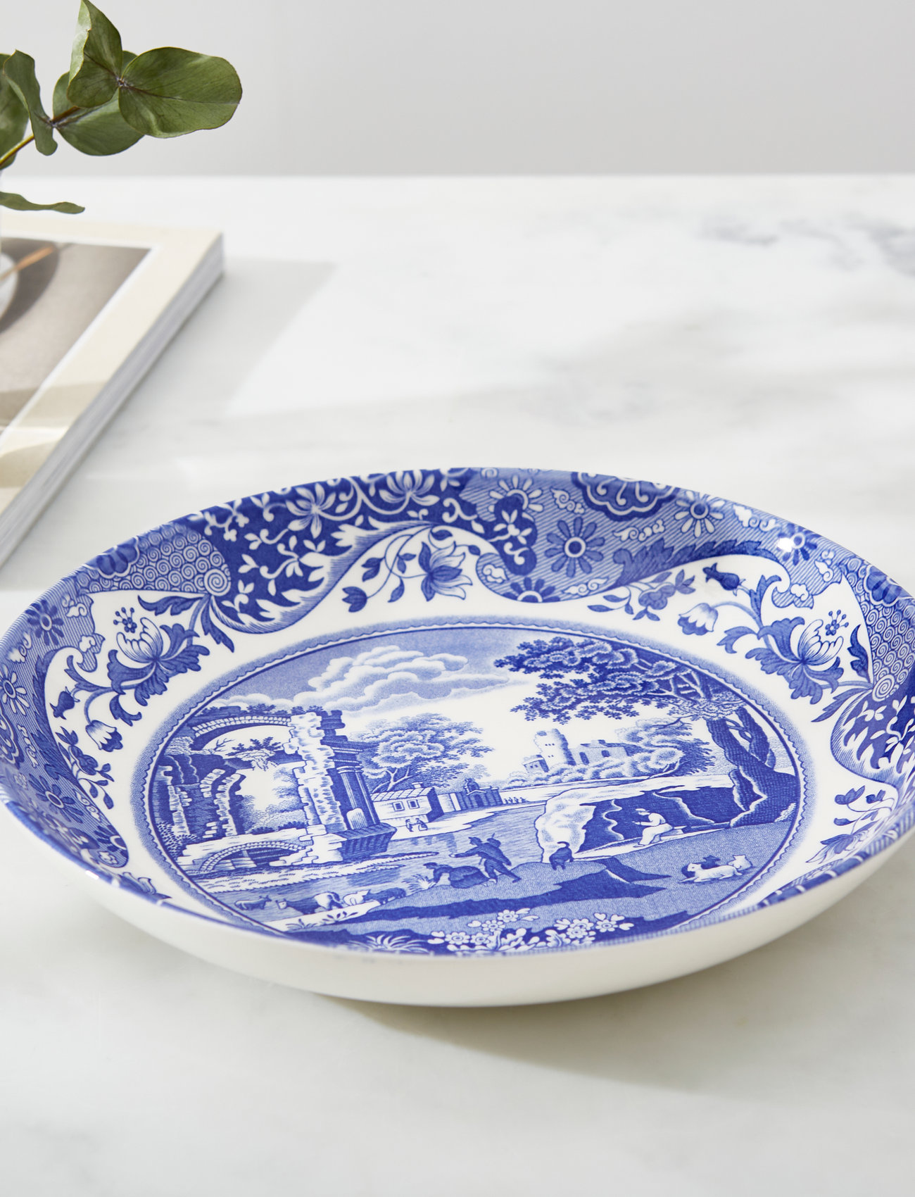 Spode Blue Italian Pasta Bowl 4-Pack, One Size, Blue, Tallerkener > Pastatallerkener, Unisex