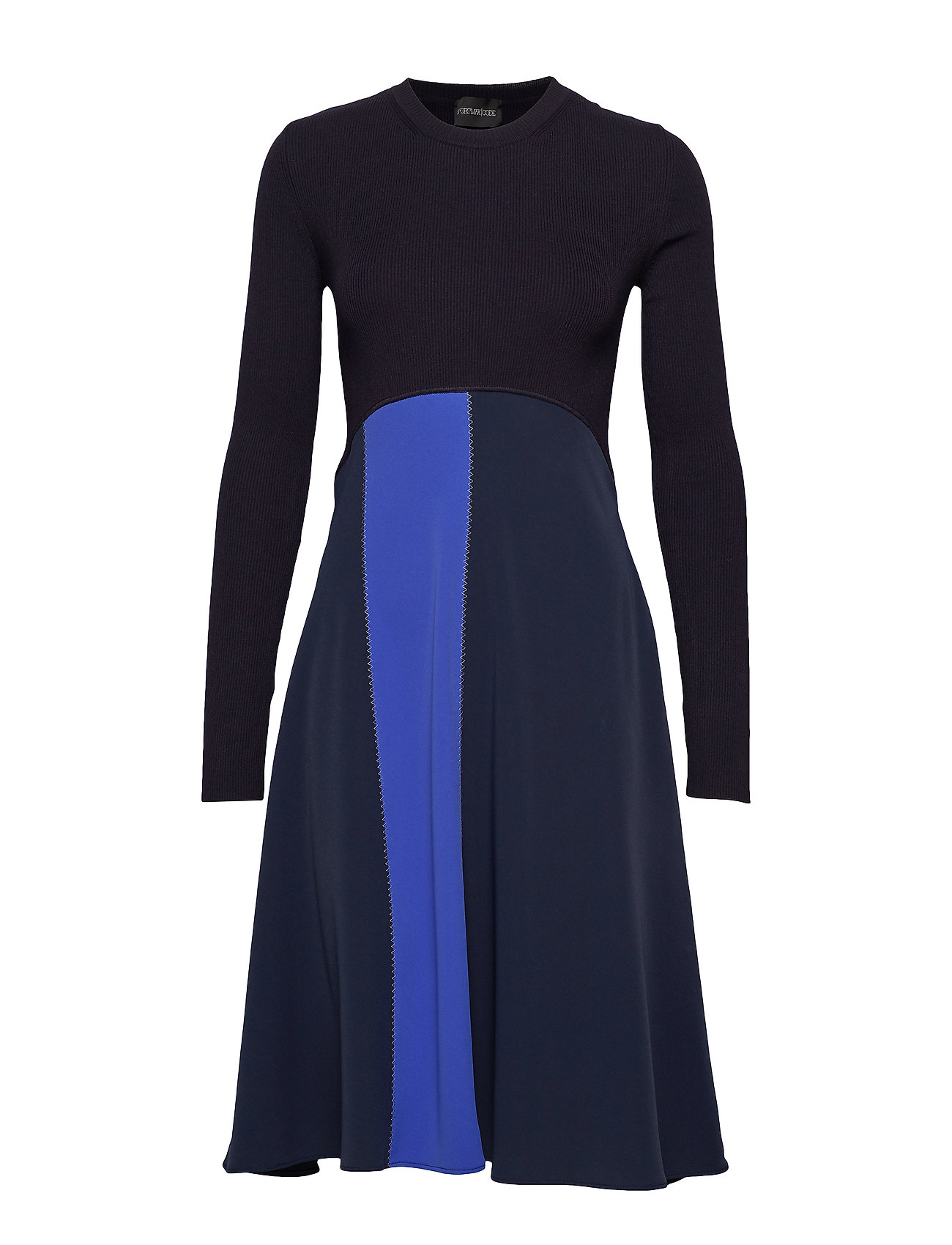 Rupia Jurk Knielengte Blauw Sportmax Code sportmax code kopen in de aanbieding
